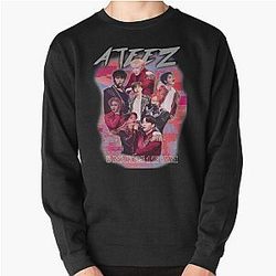 ATEEZ KPOP MERCH OLD RETRO KNOCK OFF INSPIRED MERCHANDISE  Pullover Sweatshirt