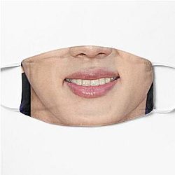 BTS JIN KIM SEOKJIN LIPS FUNNY MASK Flat Mask