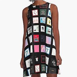 BTS albums stamps sticker  A-Line Dress