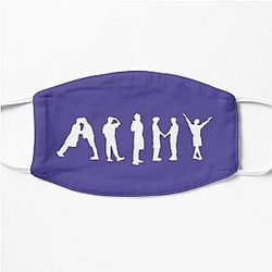 BTS ARMY Borahae  diesem umfassenden (White) Flache Maske