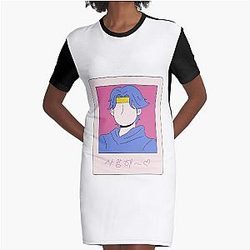 kpop idol logo Graphic T-Shirt Dress