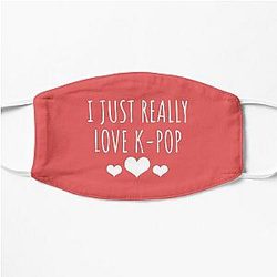 I Just Really Love K-Pop Flat Mask