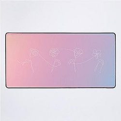 Love Yourself album flowers gradient design BTS Desk Mat