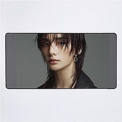 Esquire hot Hyunjin Stray Kids (스트레이 키즈) IMAGE SKZ kpop ot8 Desk Mat