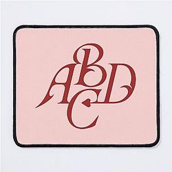 Twice - Nayeon - ABCD Logo - Kpop Merch for Fans - Gift for ONCE Mouse Pad