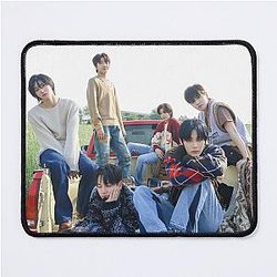 BOYNEXTDOOR kpop boy group members poster JAEHYUN, SUNGHO, RIWOO, TAESAN, LEEHAN, WOONHAK. Mouse Pad
