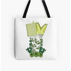 NCT 127 NCT and WayV Floral Lightstick kpop  All Over Print Tote Bag