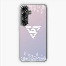 SEVENTEEN Kpop - Logo & Leaves Samsung Galaxy Soft Case