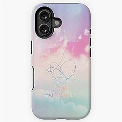BTS Love Yourself Antwort Pastel Clouds Kpop Waren iPhone Tough Case