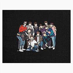 Kpop wanna one fanart Jigsaw Puzzle