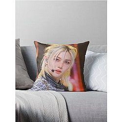 Lee Felix Stray Kids (스트레이 키즈) Stray Kids’ photobook SKZ kpop ot8 Throw Pillow