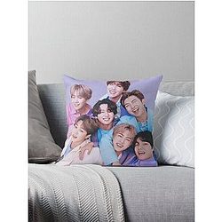 Vintage BTS Throw Pillow