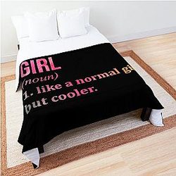 KPop Girl Definition KPop in Watercolor Comforter