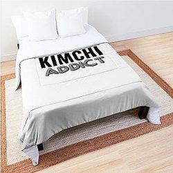 Kimchi Addict, Kpop Bag, Kpop Art Print, Funny Kpop Gift, Kpop Sweatshirt Comforter