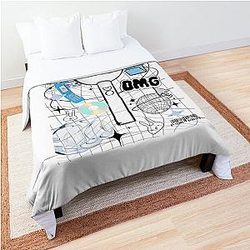 Kpop New Jeans Bunny Lightstick  Comforter
