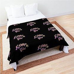 Kpop Girl Cute design KPop T-shirt Funny South Korean Tee Comforter