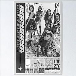 ITZY WANNABE PRINT Poster