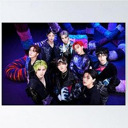 ATEEZ 2024 tiny kpop ateez, atiny, hongjoong, yeosang, wooyoung, seonghwa, san, yunho, jongho, mingi, ateez atiny, kpop, k pop, xikers,  Poster