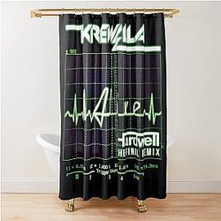 Krewella Alive Hardwell The Final Remix Shower Curtain