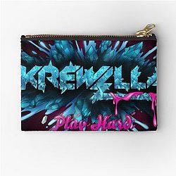 Krewella Play Hard Zipper Pouch