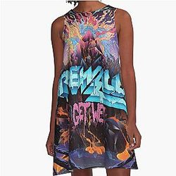 Krewella Get Wet 2 A-Line Dress