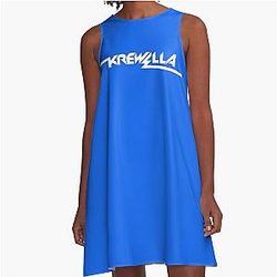 KREWELLA LOGO MERCHANDISE ESSENTIAL T SHIRT A LINE DRESS