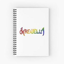 Krewella Rainbow Collection Notebook
