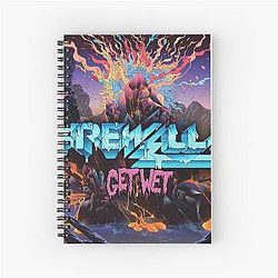 Krewella Get Wet Spiral Notebook