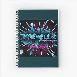 Krewella play Spiral Notebook