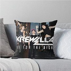 Krewella Live For The Night Throw Pillow