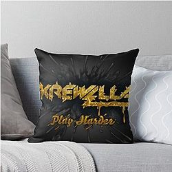 Krewella harder Throw Pillow
