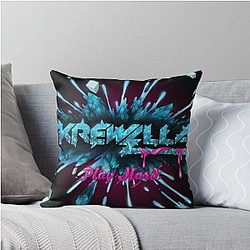 Krewella Play Throw Pillow