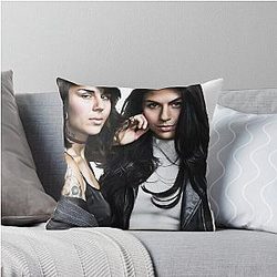 Krewella Graphic Throw Pillow