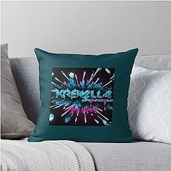 Krewella Play Throw Pillow