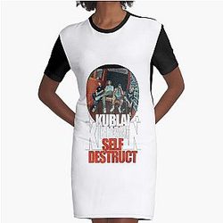 Kublai Khan TX Graphic T-Shirt Dress