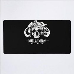 Kublai Khan Sale Waeer Skull Logo Metalcore Band  Desk Mat