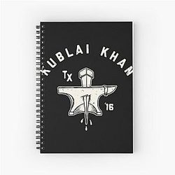 Kublai Khan TX Spiral Notebook