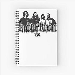 kublai khan tx Spiral Notebook
