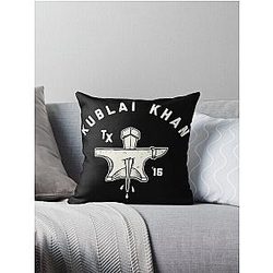 Kublai Khan TX Throw Pillow