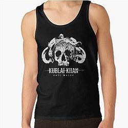 Kublai Khan Sale Waeer Skull Logo Metalcore Band  Tank Top