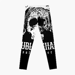 Kublai Khan Sale Waeer Skull Logo Metalcore Band Leggings