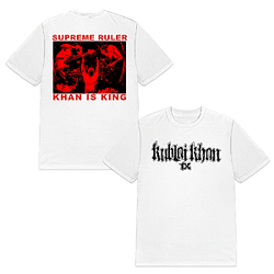 Supreme Ruler White DTNK0408 Kublai Khan T-Shirts