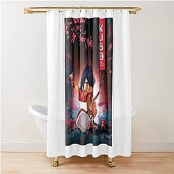Kubo Movie Animasi Popular 2016 Shower Curtain