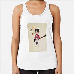 Kubo Paper Art Racerback Tank Top