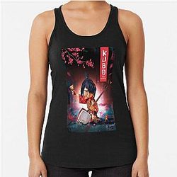 Kubo Movie Animasi Popular 2016 Racerback Tank Top
