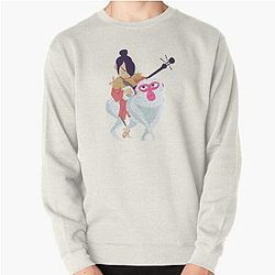 Kubo and Monkey Pullover Sweatshirt