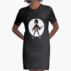 Kubo and the two strings Graphic T-Shirt Dress