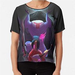 Kubo and the Two Strings Print Chiffon Top