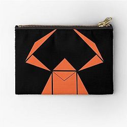 Little Hanzo origami (Kubo and the Two Strings)  Zipper Pouch