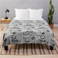 Kung fu panda throw blanket